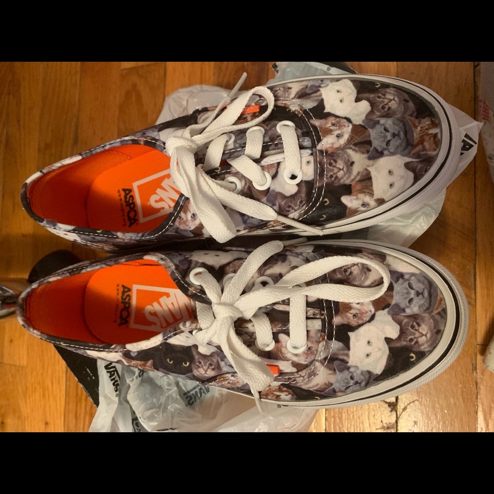 Vans x ASPCA Cat Print Sneakers